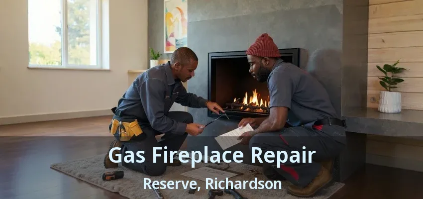 Gas Fireplace Repair Reserve, Richardson - TX