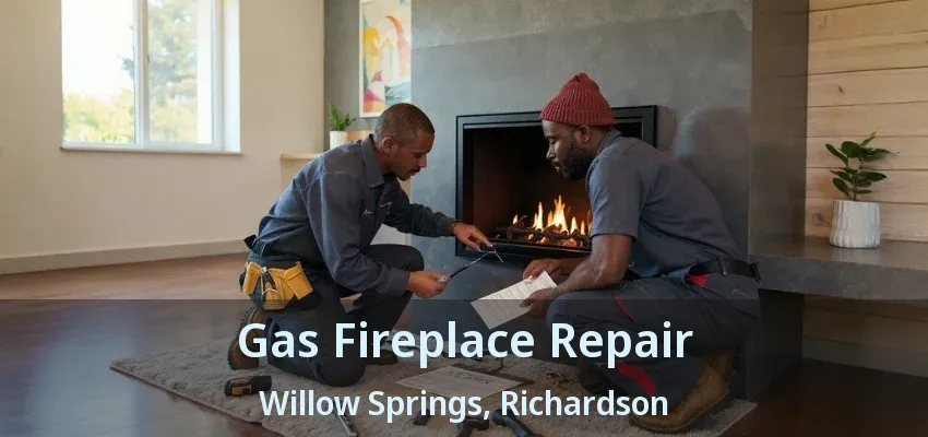 Gas Fireplace Repair Willow Springs, Richardson - TX