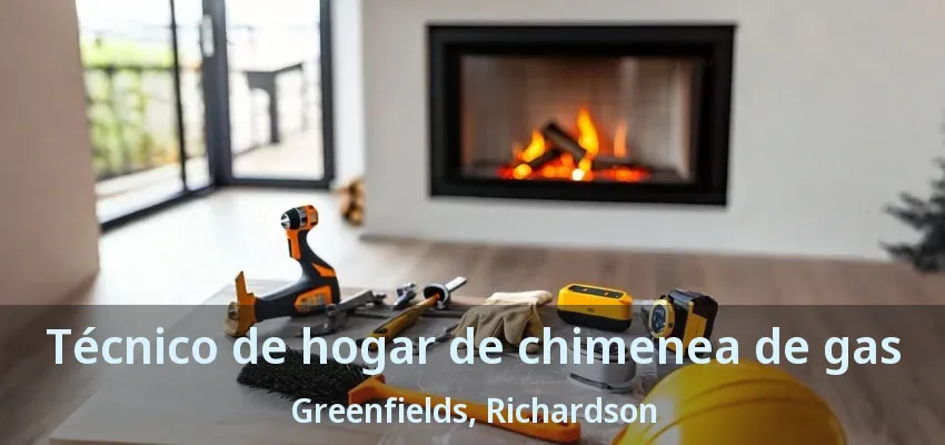 Técnico de hogar de chimenea de gas Greenfields, Richardson - TX