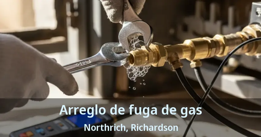 Arreglo de fuga de gas Northrich, Richardson - TX