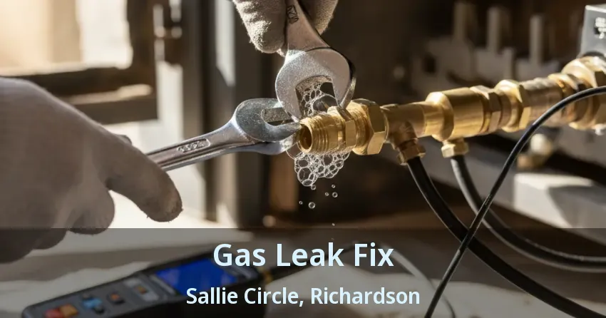 Gas Leak Fix Sallie Circle, Richardson - TX