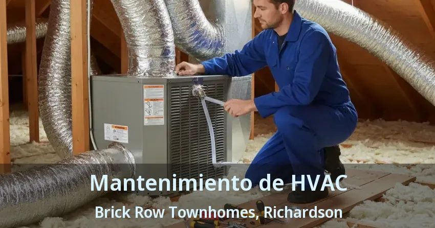 Mantenimiento de HVAC Brick Row Townhomes, Richardson - TX Mantenimiento de HVAC Brick Row Townhomes, Richardson - TX