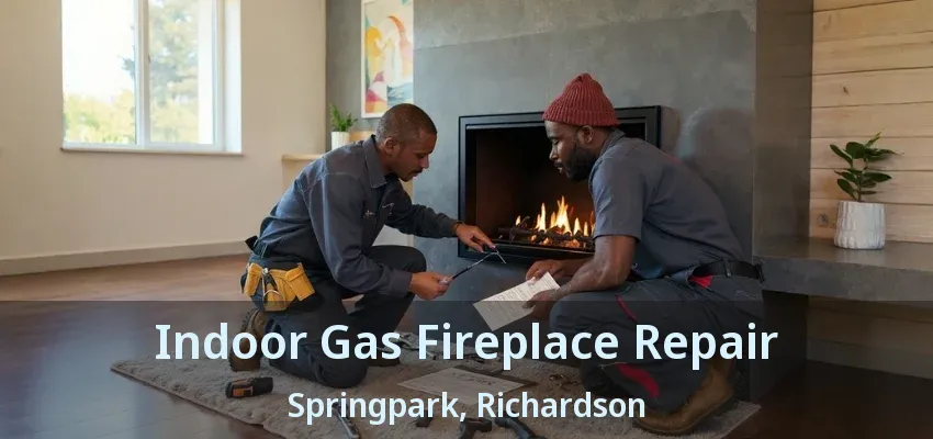 Indoor Gas Fireplace Repair Springpark, Richardson - TX