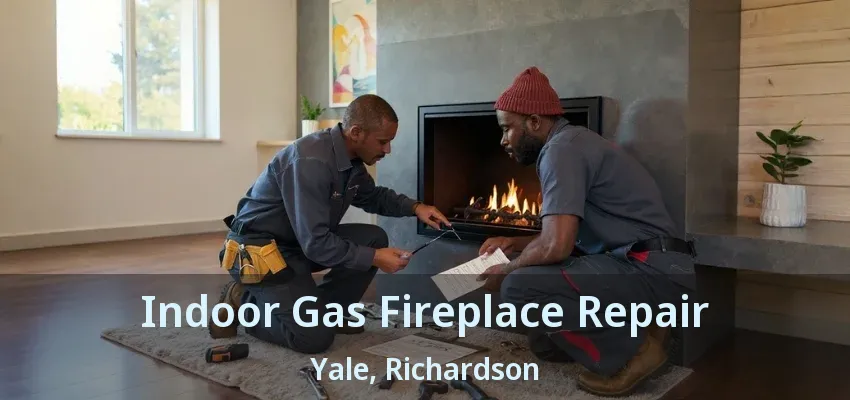 Indoor Gas Fireplace Repair Yale, Richardson - TX