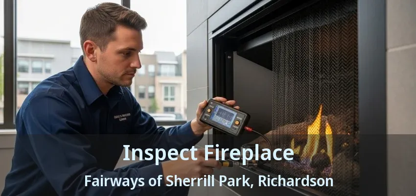 Inspect Fireplace Fairways of Sherrill Park, Richardson - TX