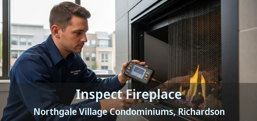 Inspect Fireplace Northgale Village Condominiums, Richardson - TX