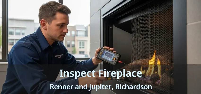 Inspect Fireplace Renner and Jupiter, Richardson - TX