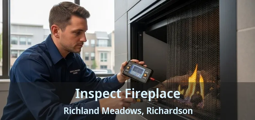 Inspect Fireplace Richland Meadows, Richardson - TX