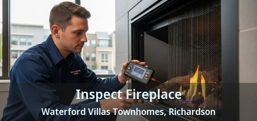 Inspect Fireplace Waterford Villas Townhomes, Richardson - TX