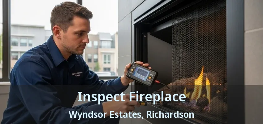 Inspect Fireplace Wyndsor Estates, Richardson - TX