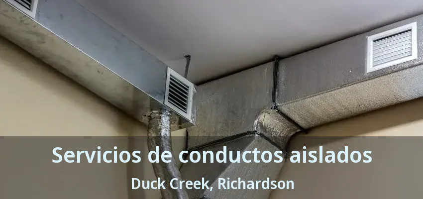 Servicios de conductos aislados Duck Creek, Richardson - TX