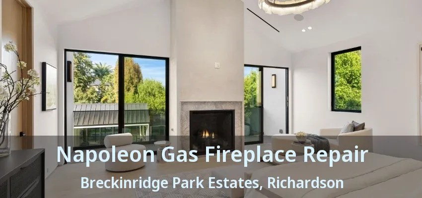 Napoleon Gas Fireplace Repair Breckinridge Park Estates, Richardson - TX