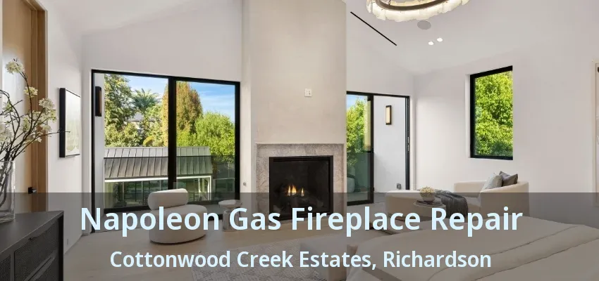 Napoleon Gas Fireplace Repair Cottonwood Creek Estates, Richardson - TX