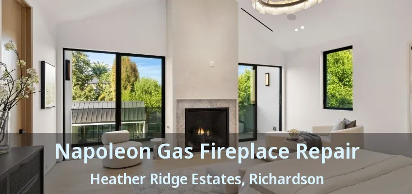 Napoleon Gas Fireplace Repair Heather Ridge Estates, Richardson - TX