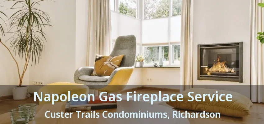 Napoleon Gas Fireplace Service Custer Trails Condominiums, Richardson - TX