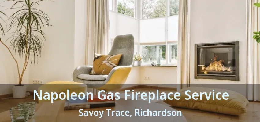 Napoleon Gas Fireplace Service Savoy Trace, Richardson - TX