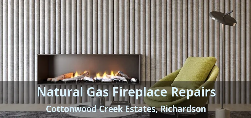 Natural Gas Fireplace Repairs Cottonwood Creek Estates, Richardson - TX