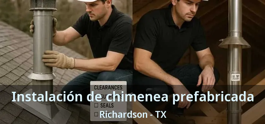 Instalación de chimenea prefabricada Richardson - TX Instalación de chimenea prefabricada Richardson - TX