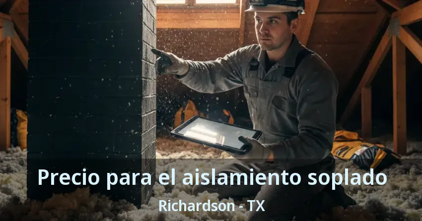 Precio para el aislamiento soplado Richardson - TX
