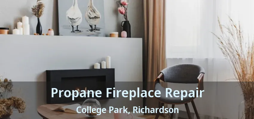 Propane Fireplace Repair College Park, Richardson - TX
