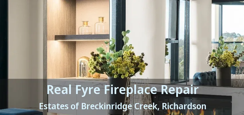 Real Fyre Fireplace Repair Estates of Breckinridge Creek, Richardson - TX