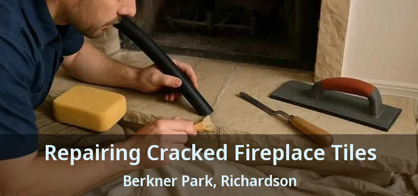 Repairing Cracked Fireplace Tiles Berkner Park, Richardson - TX