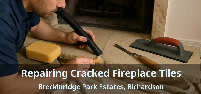 Repairing Cracked Fireplace Tiles Breckinridge Park Estates, Richardson - TX