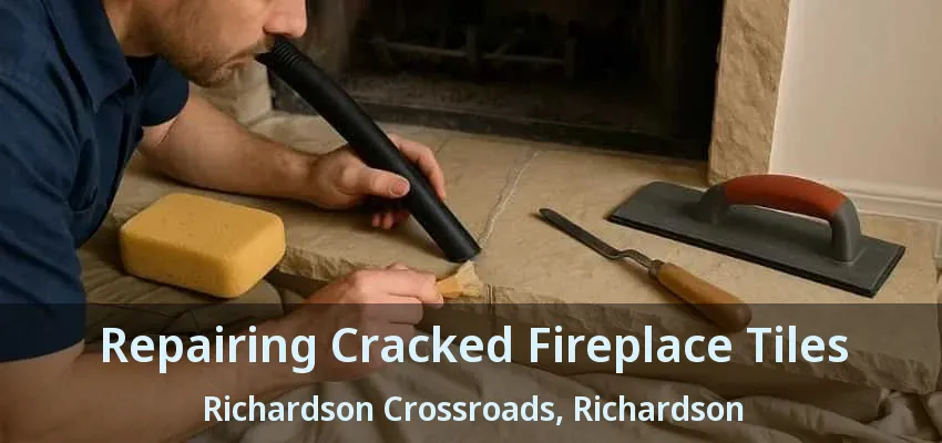 Repairing Cracked Fireplace Tiles Richardson Crossroads, Richardson - TX