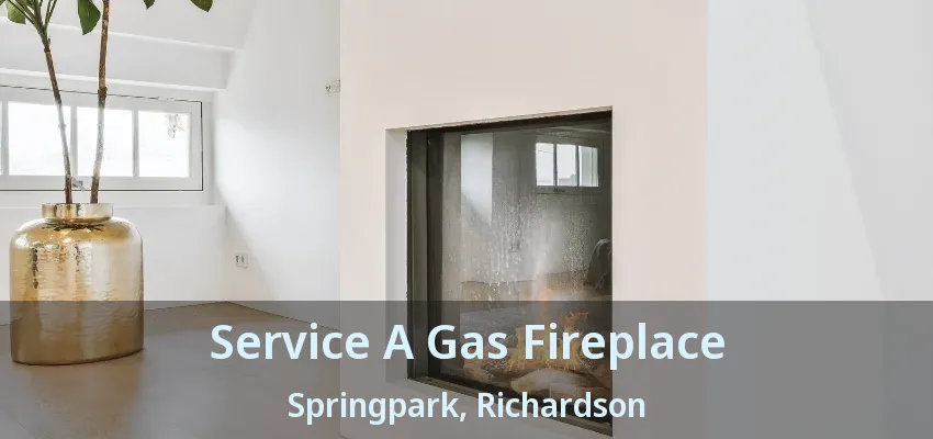 Service A Gas Fireplace Springpark, Richardson - TX