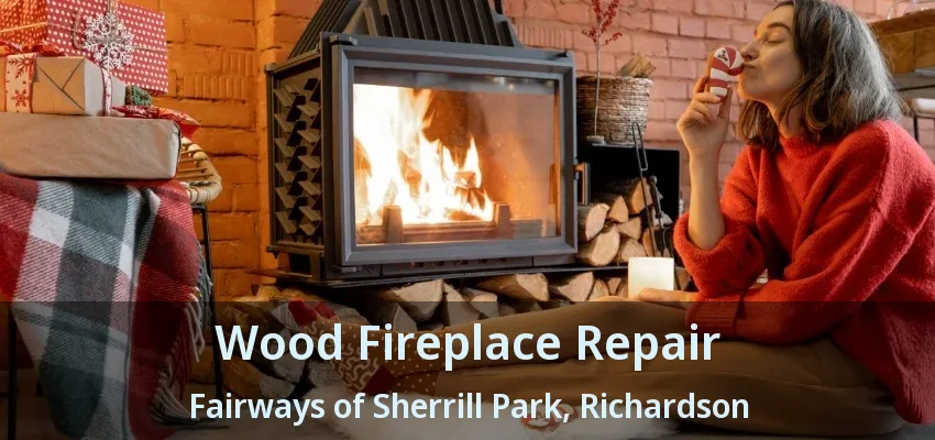 Wood Fireplace Repair Fairways of Sherrill Park, Richardson - TX