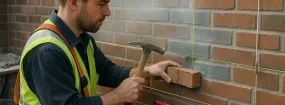 Cracked Chimney Bricks Repair Richardson